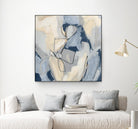 Blossom & Bliss I by June Vess on GIANT ART - blue abstract abstract