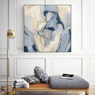 Blossom & Bliss I by June Vess on GIANT ART - blue abstract abstract