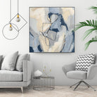 Blossom & Bliss I by June Vess on GIANT ART - blue abstract abstract