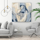 Blossom & Bliss I by June Vess on GIANT ART - blue abstract abstract