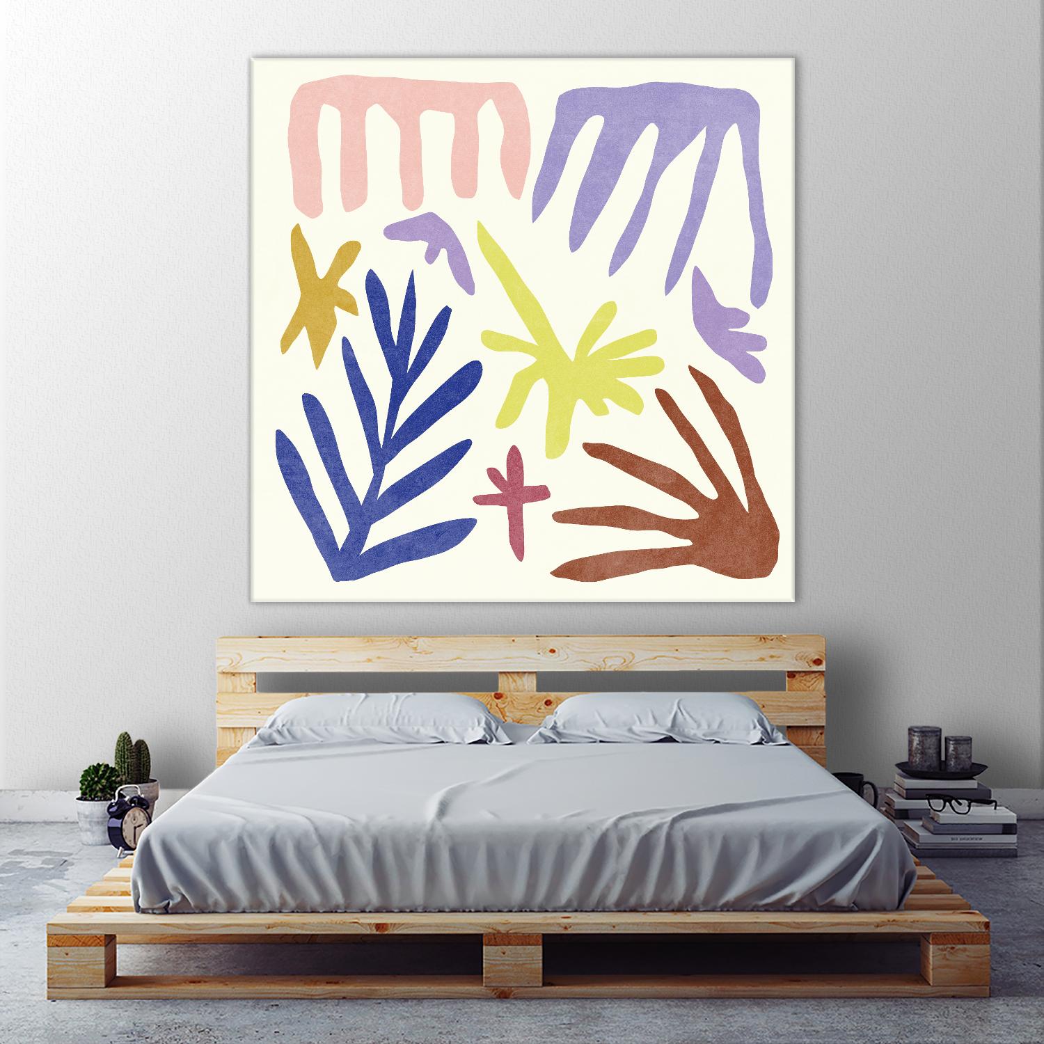 Coral Construction II by Melissa Wang on GIANT ART - pink abstract abstract