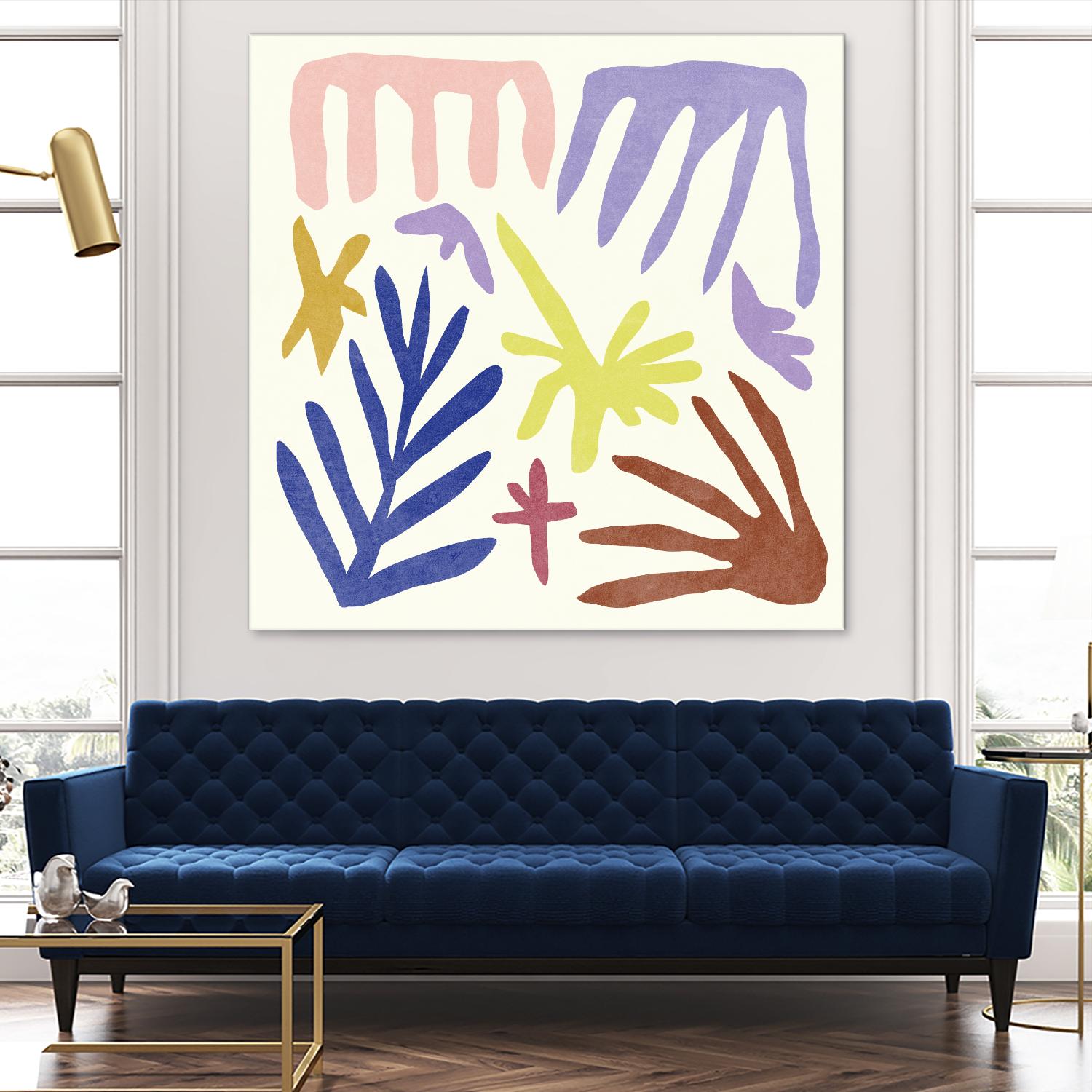 Coral Construction II by Melissa Wang on GIANT ART - pink abstract abstract