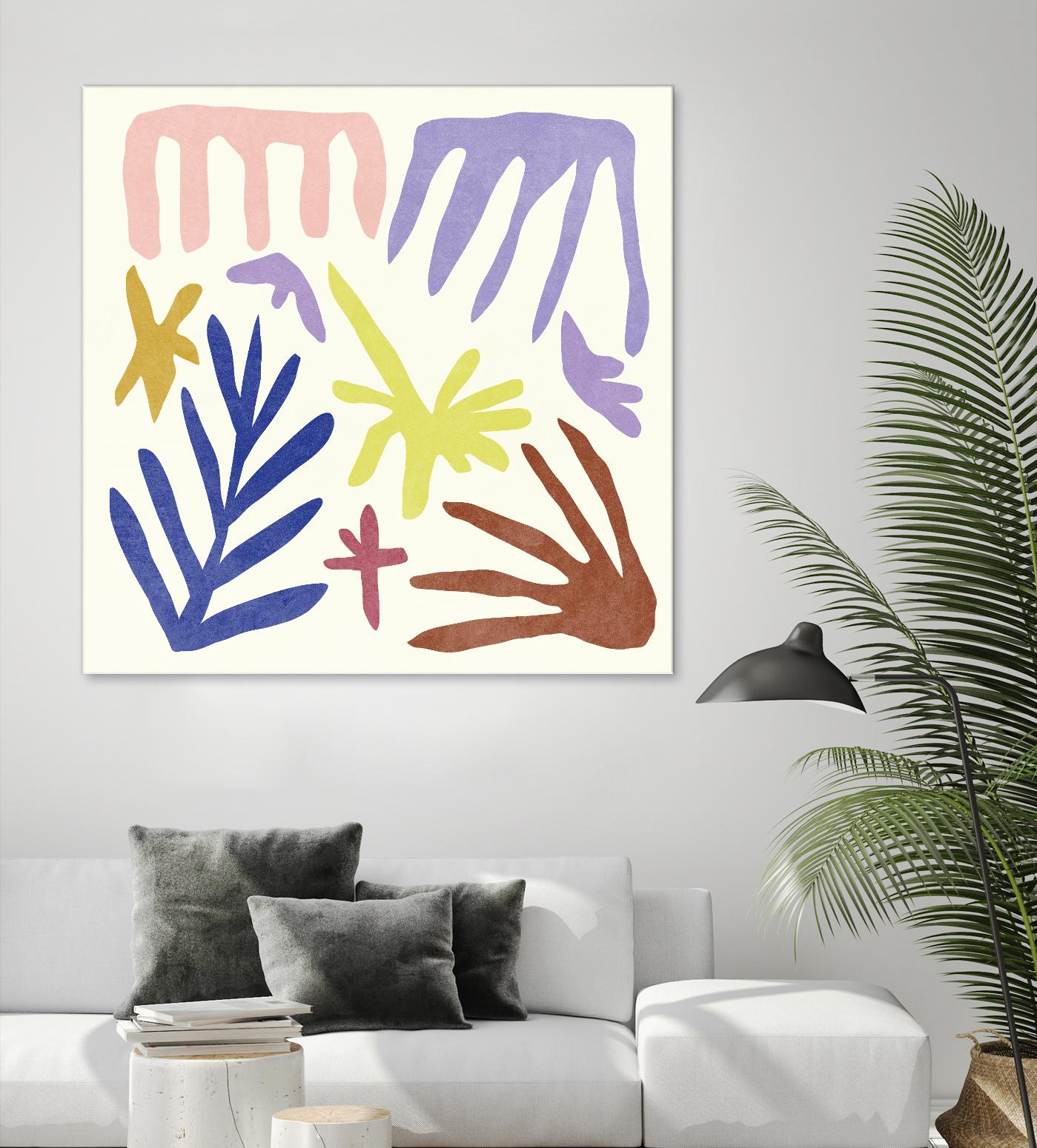 Coral Construction II by Melissa Wang on GIANT ART - pink abstract abstract