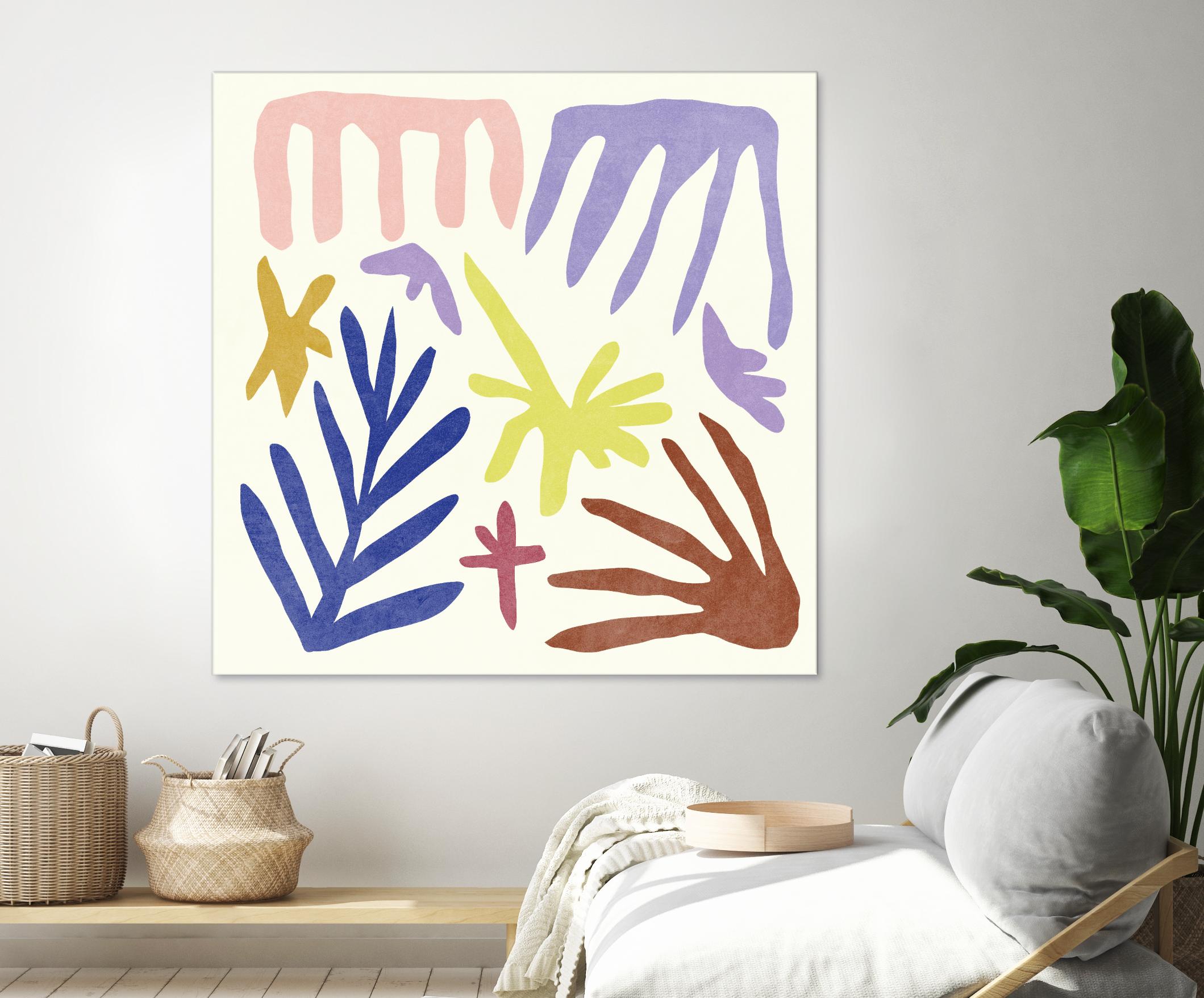 Coral Construction II by Melissa Wang on GIANT ART - pink abstract abstract