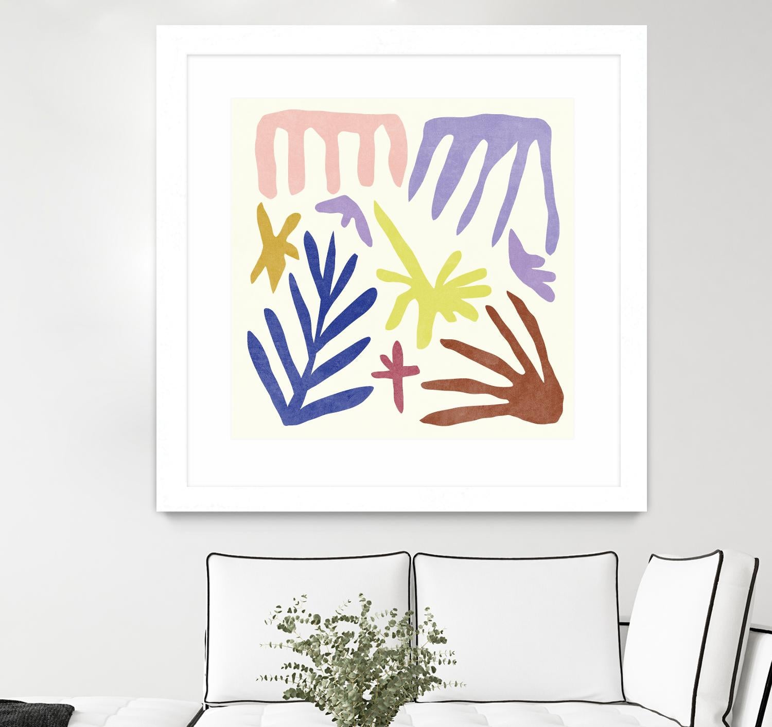 Coral Construction II by Melissa Wang on GIANT ART - pink abstract abstract