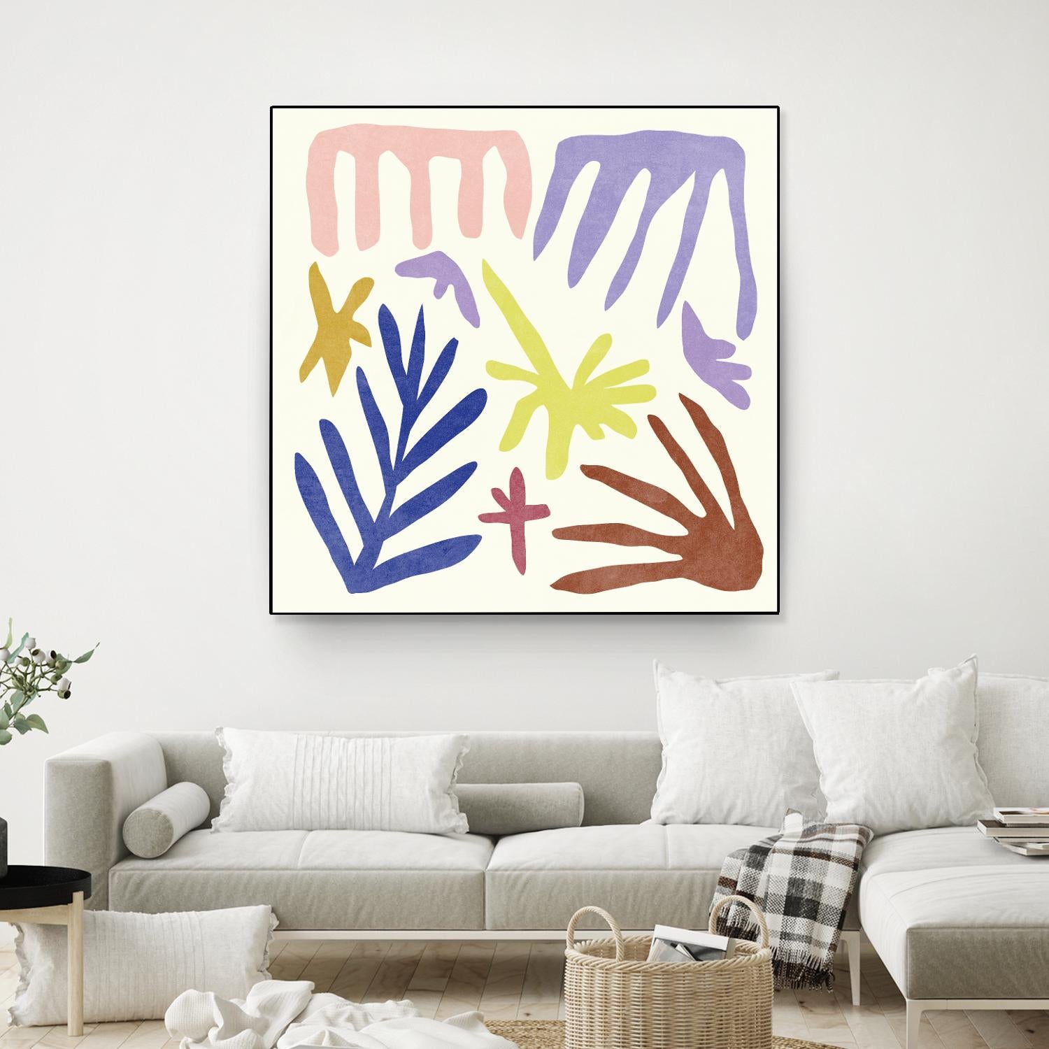 Coral Construction II by Melissa Wang on GIANT ART - pink abstract abstract