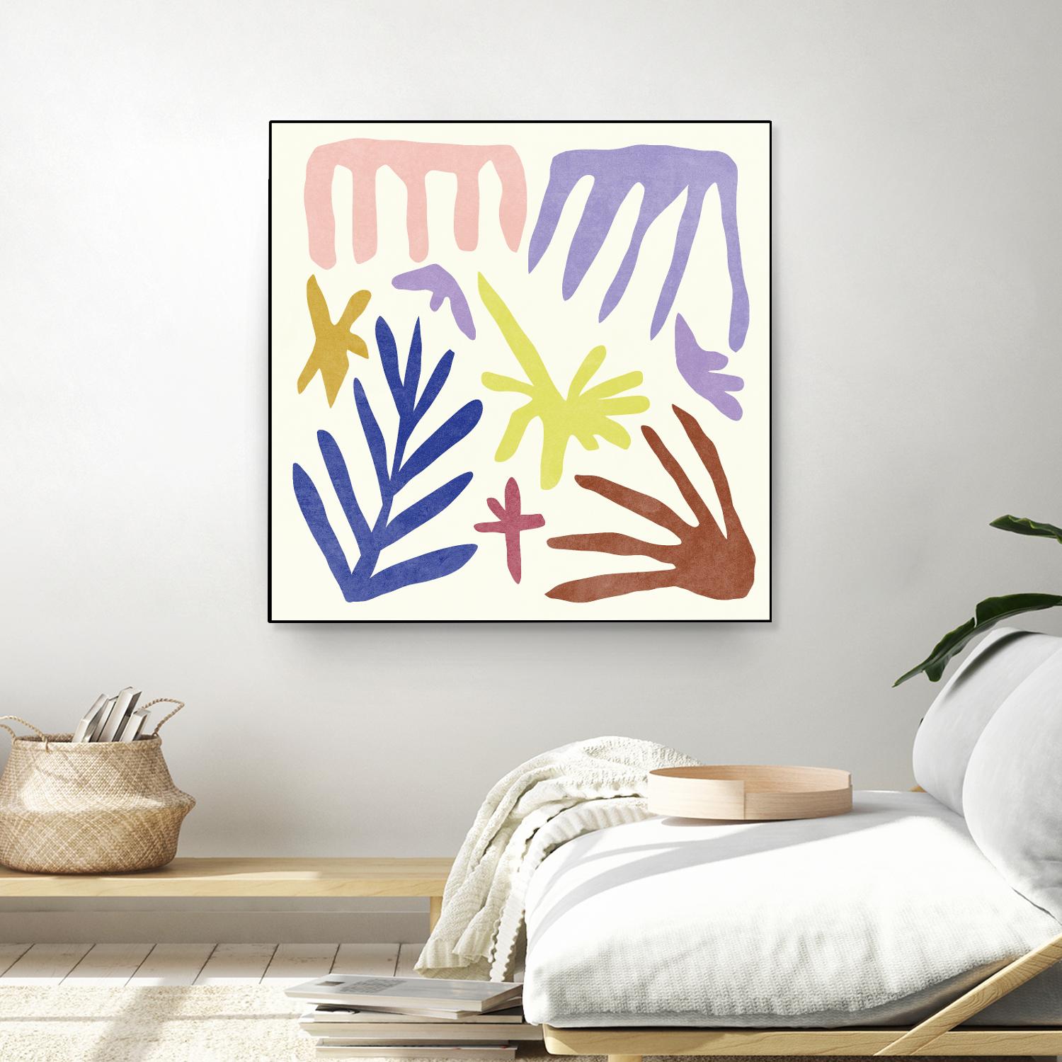 Coral Construction II by Melissa Wang on GIANT ART - pink abstract abstract