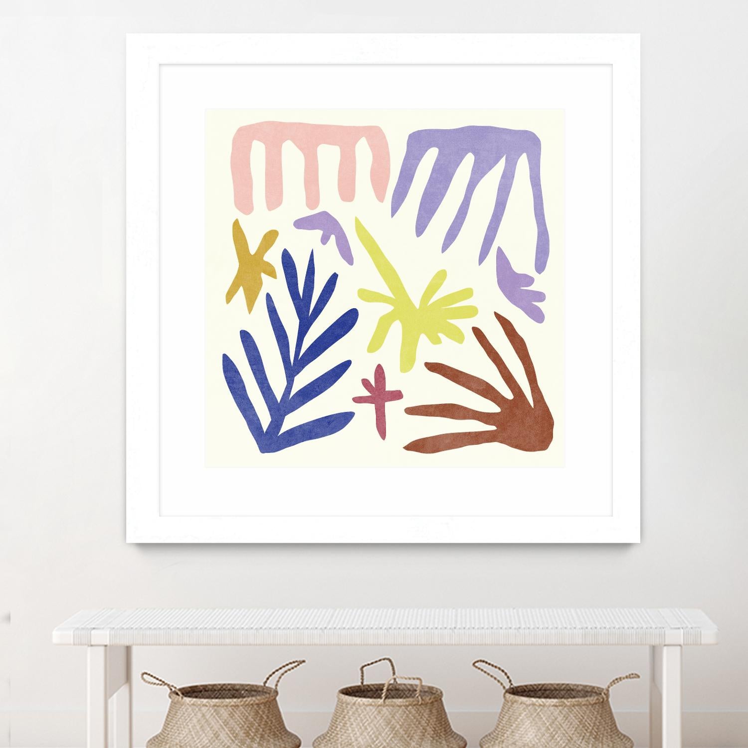 Coral Construction II by Melissa Wang on GIANT ART - pink abstract abstract