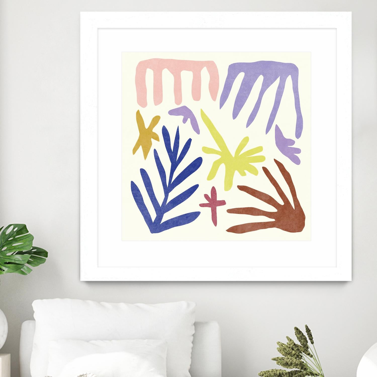 Coral Construction II by Melissa Wang on GIANT ART - pink abstract abstract