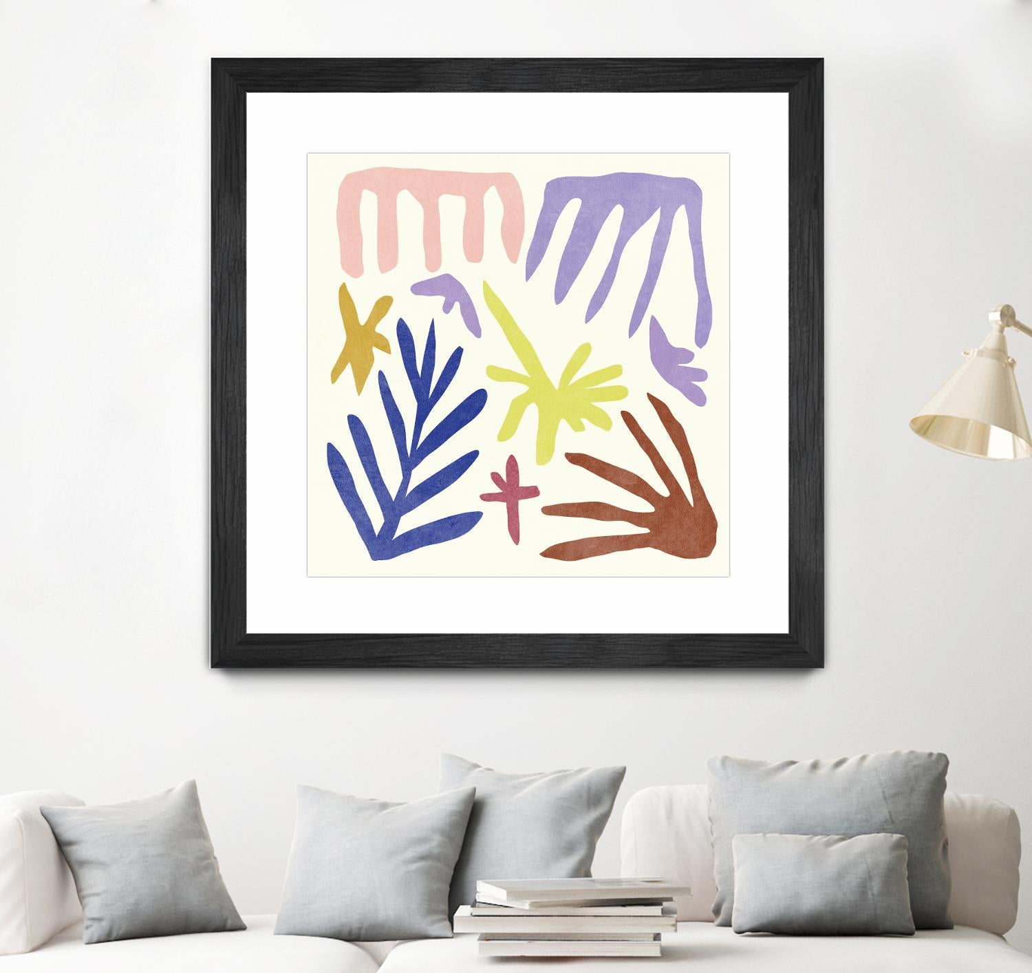 Coral Construction II by Melissa Wang on GIANT ART - pink abstract abstract