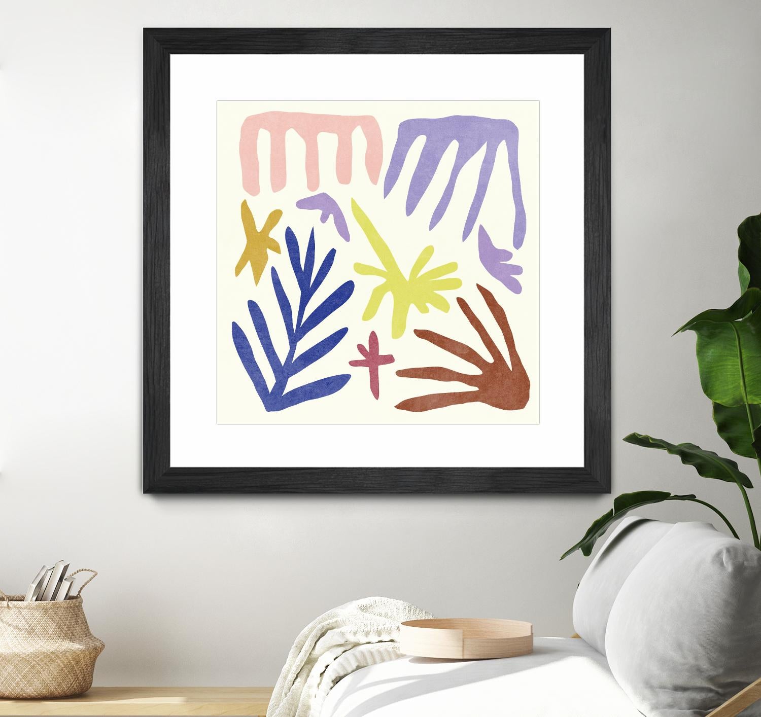 Coral Construction II by Melissa Wang on GIANT ART - pink abstract abstract