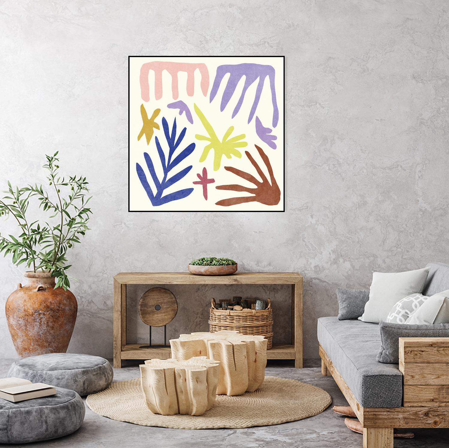 Coral Construction II by Melissa Wang on GIANT ART - pink abstract abstract