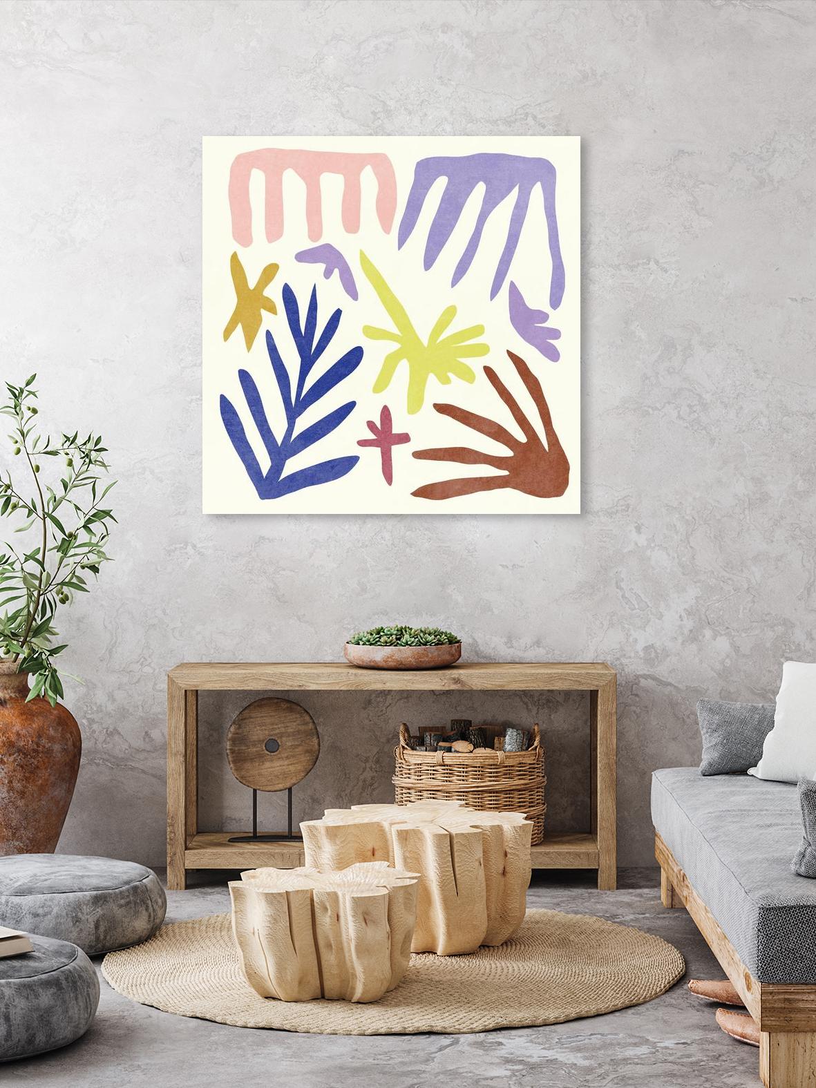 Coral Construction II by Melissa Wang on GIANT ART - pink abstract abstract