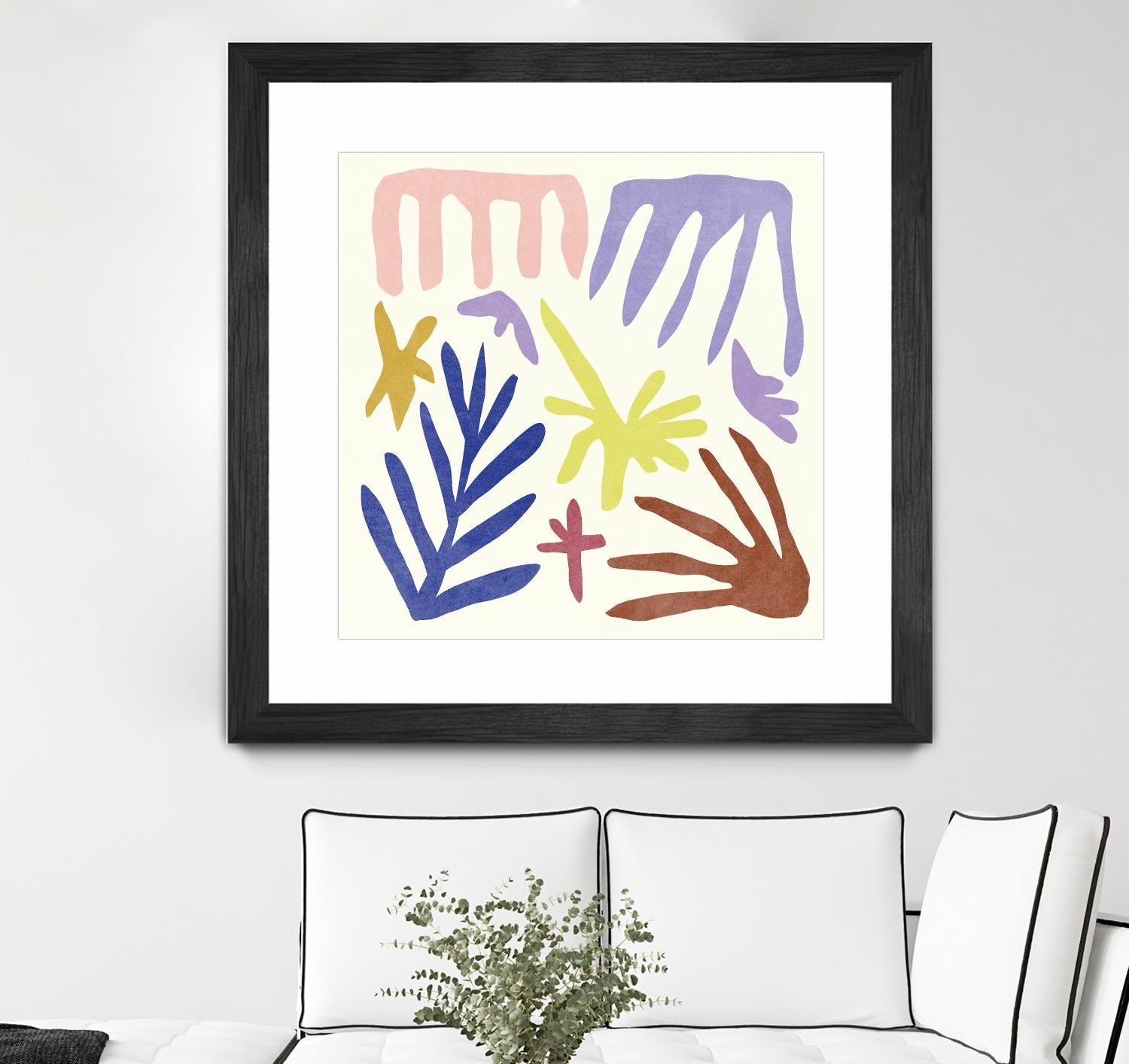 Coral Construction II by Melissa Wang on GIANT ART - pink abstract abstract