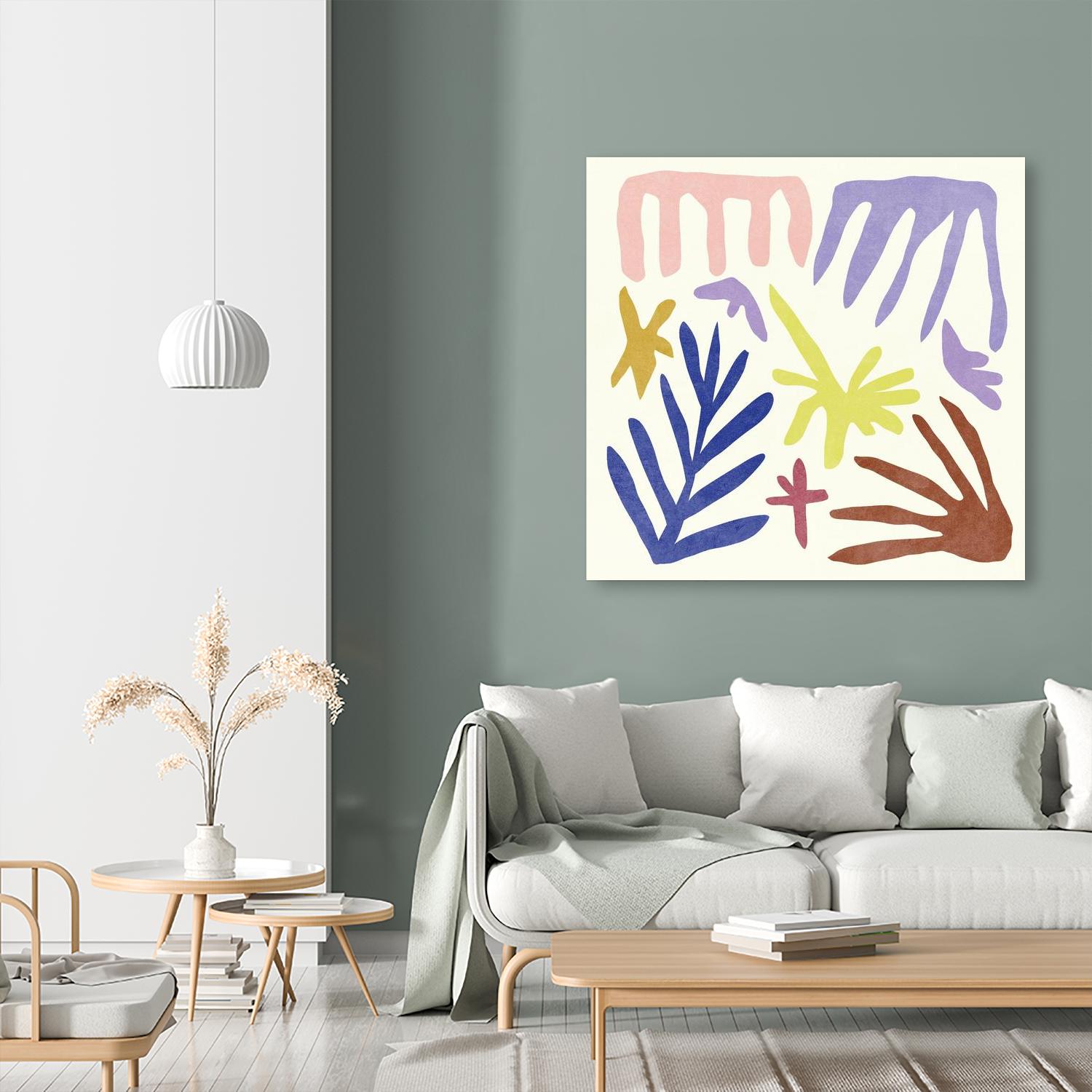 Coral Construction II by Melissa Wang on GIANT ART - pink abstract abstract