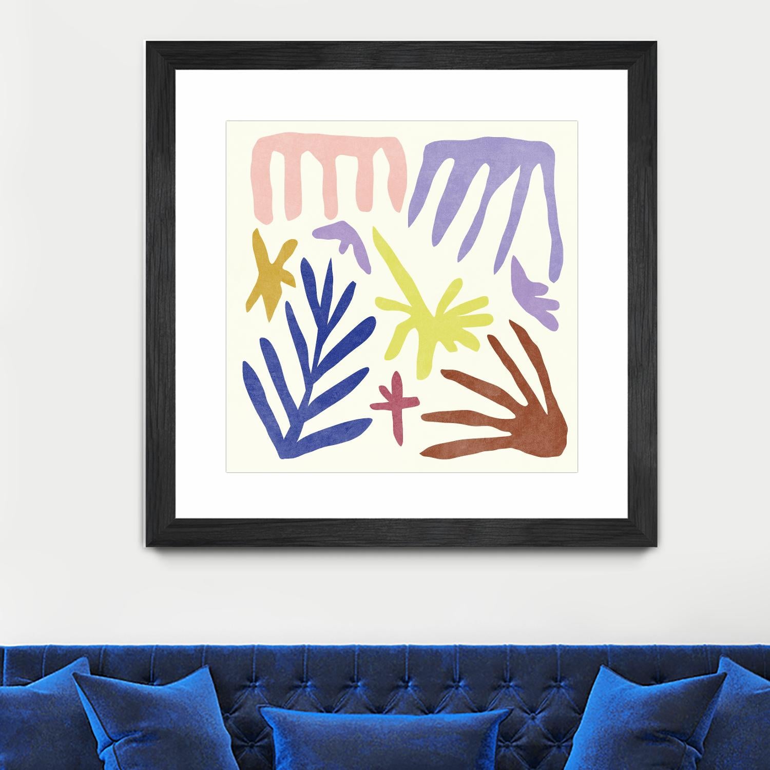 Coral Construction II by Melissa Wang on GIANT ART - pink abstract abstract