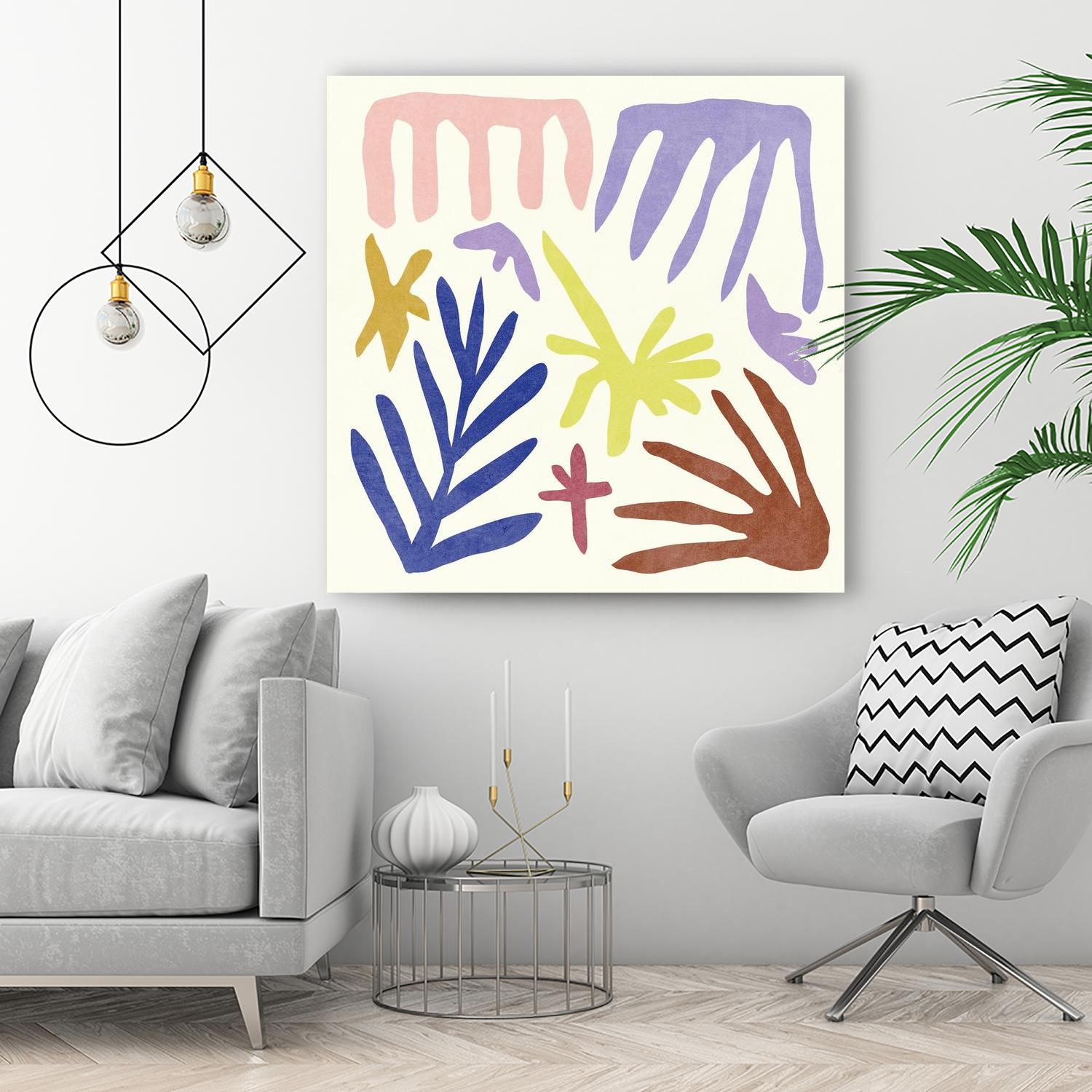 Coral Construction II by Melissa Wang on GIANT ART - pink abstract abstract