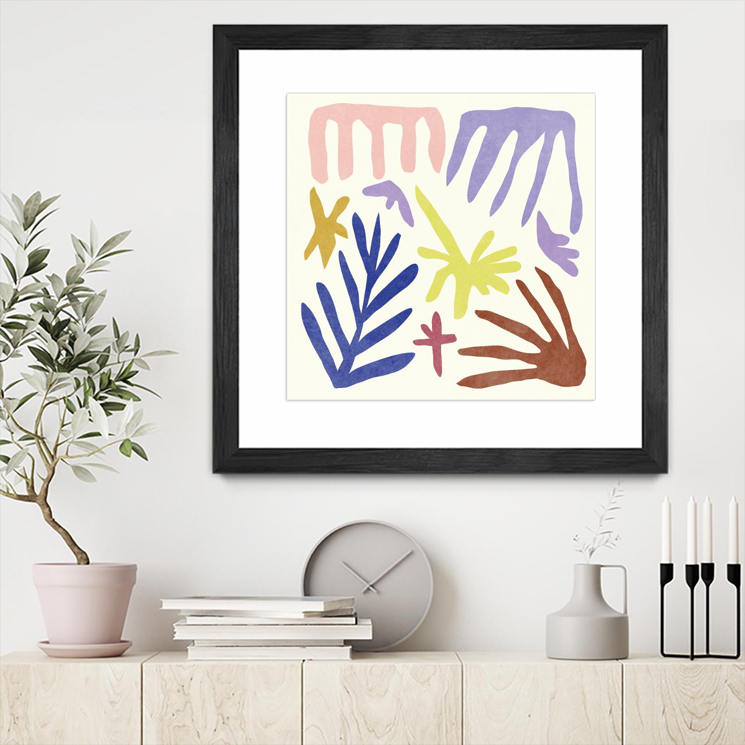 Coral Construction II by Melissa Wang on GIANT ART - pink abstract abstract