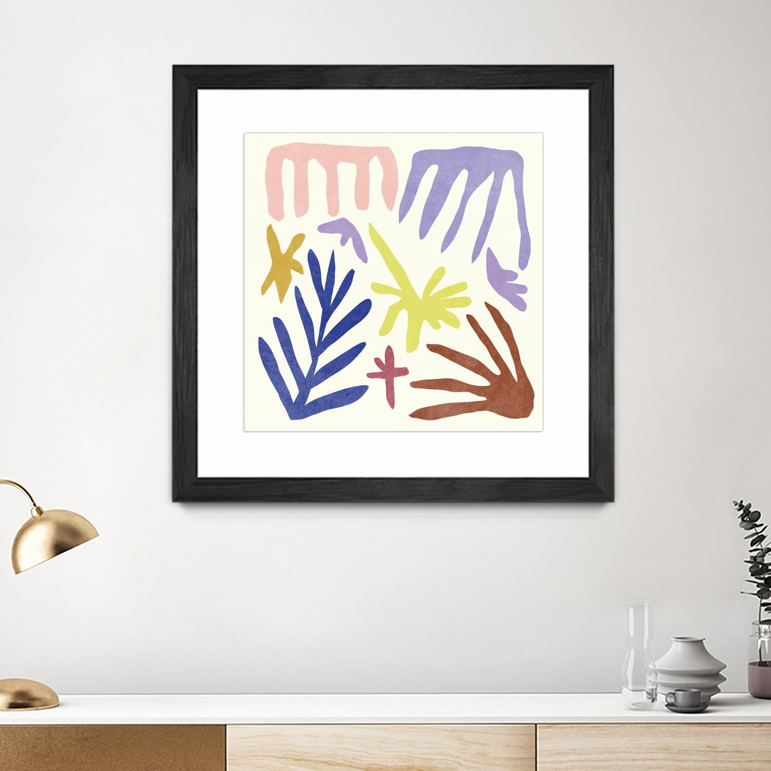 Coral Construction II by Melissa Wang on GIANT ART - pink abstract abstract