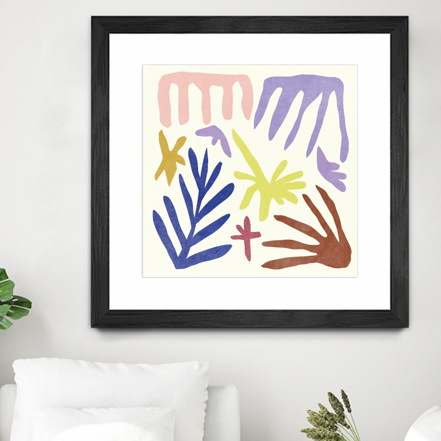 Coral Construction II by Melissa Wang on GIANT ART - pink abstract abstract