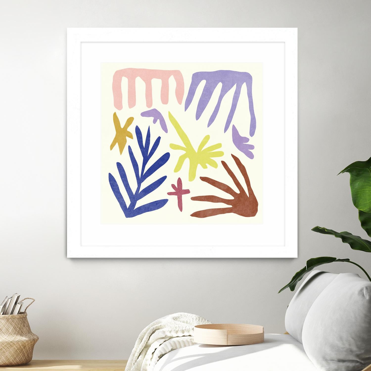 Coral Construction II by Melissa Wang on GIANT ART - pink abstract abstract