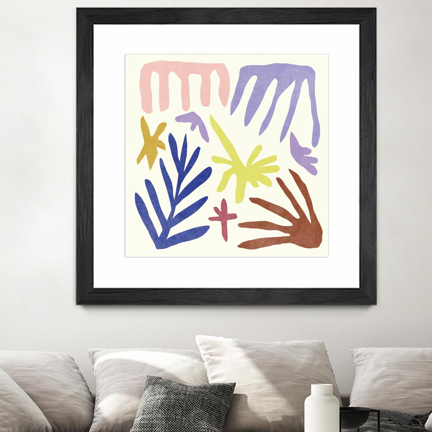 Coral Construction II by Melissa Wang on GIANT ART - pink abstract abstract