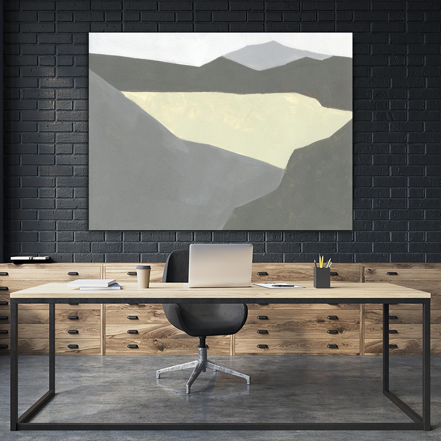 Landscape Composition IV by Jacob Green on GIANT ART - white abstract abstract