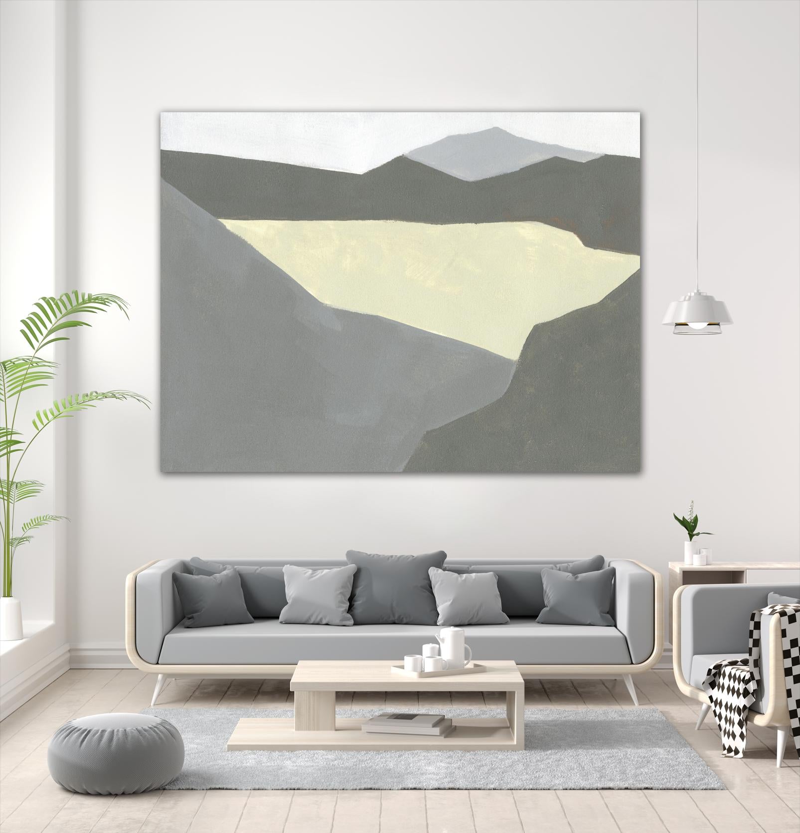 Landscape Composition IV by Jacob Green on GIANT ART - white abstract abstract