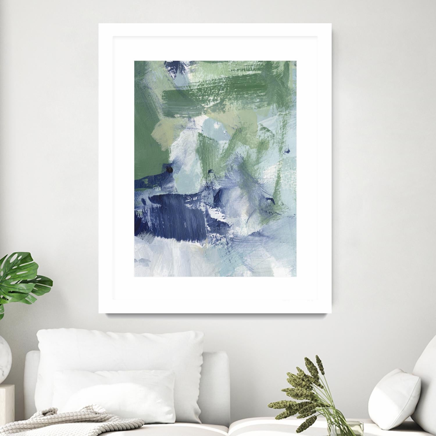 Northern Lights Abstract V by Christina Long on GIANT ART - beige abstract abstract