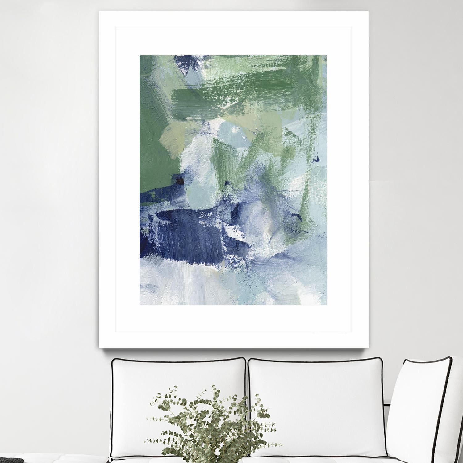 Northern Lights Abstract V by Christina Long on GIANT ART - beige abstract abstract