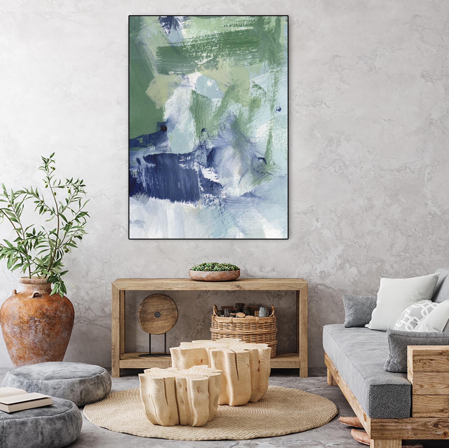 Northern Lights Abstract V by Christina Long on GIANT ART - beige abstract abstract