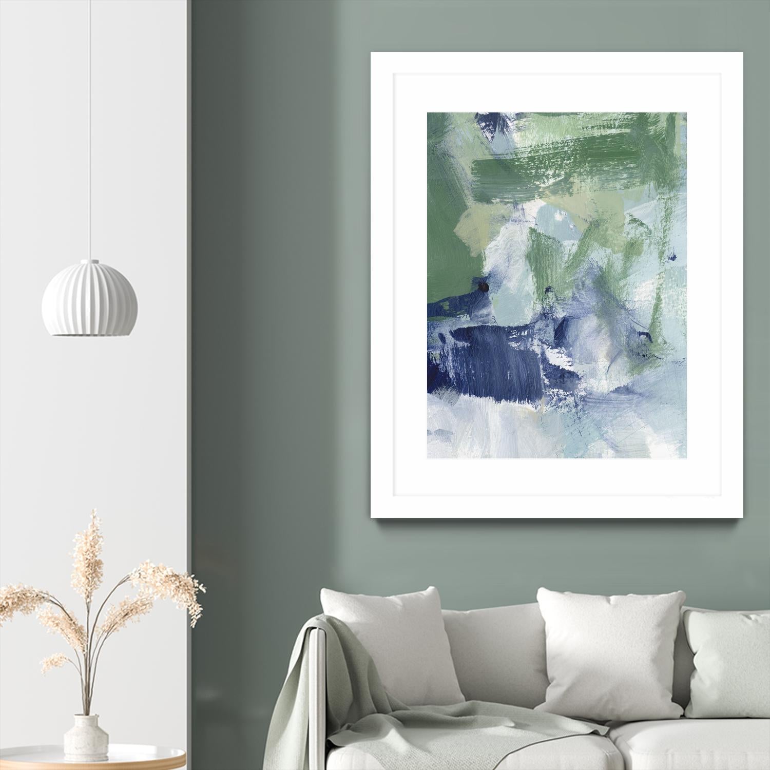 Northern Lights Abstract V by Christina Long on GIANT ART - beige abstract abstract