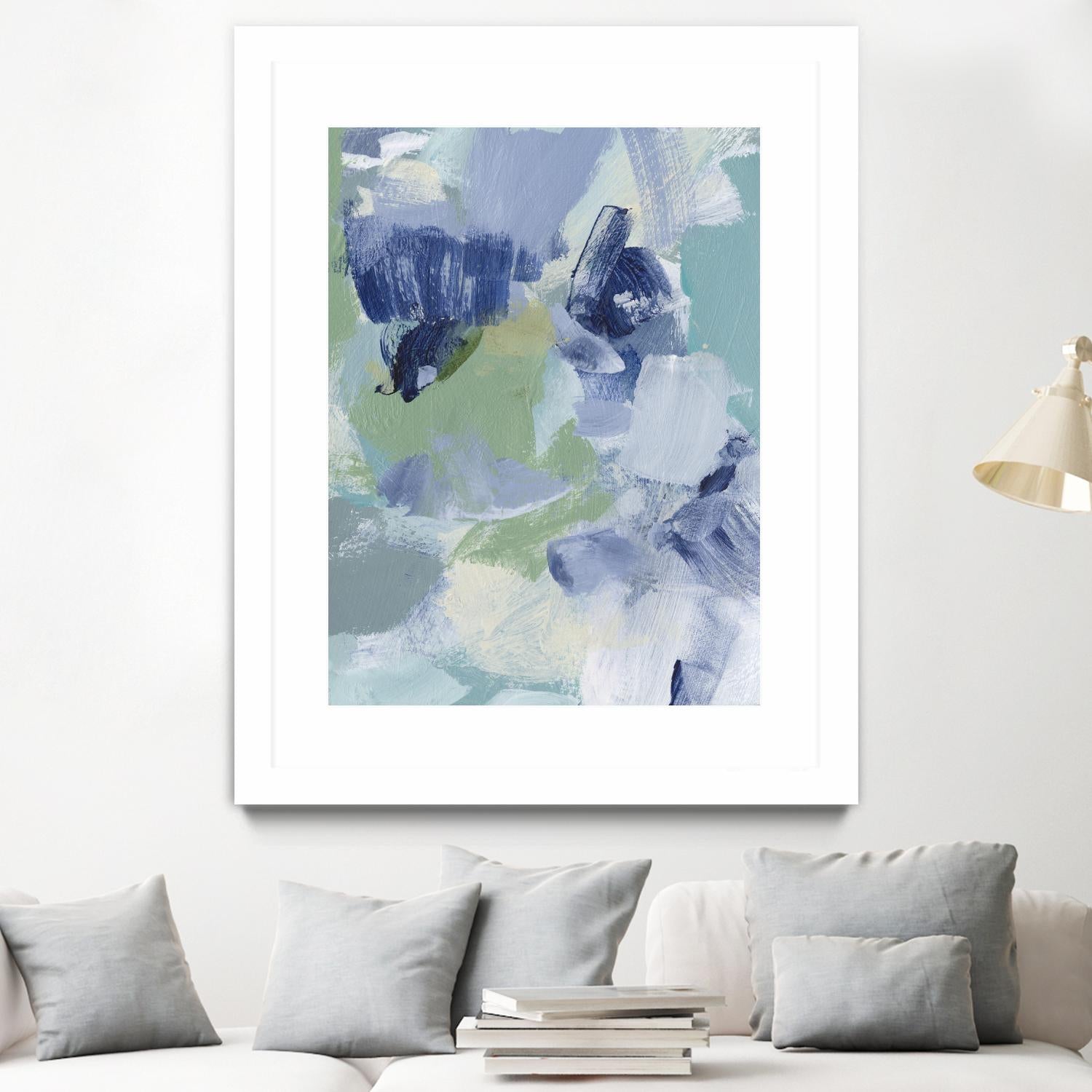 Northern Lights Abstract VI by Christina Long on GIANT ART - green abstract abstract