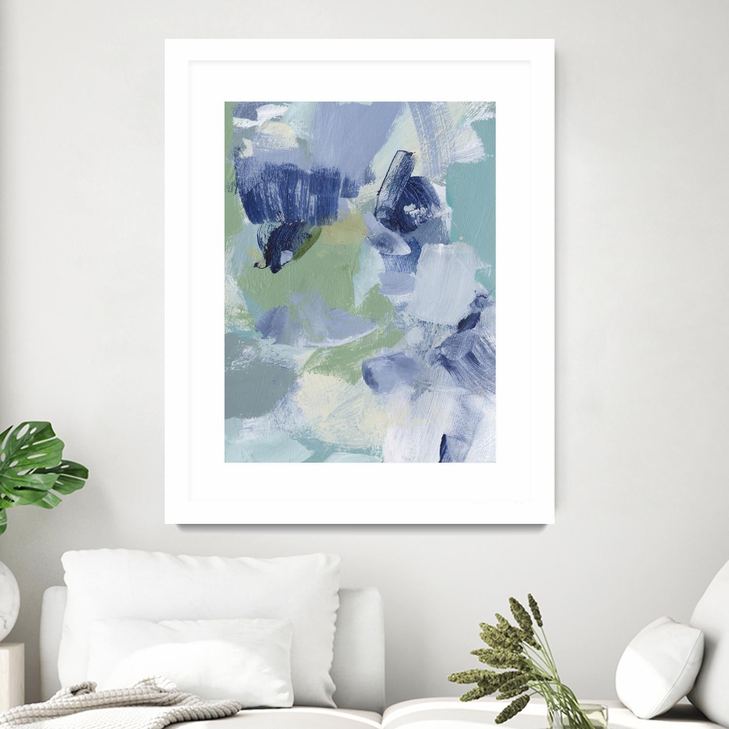 Northern Lights Abstract VI by Christina Long on GIANT ART - green abstract abstract