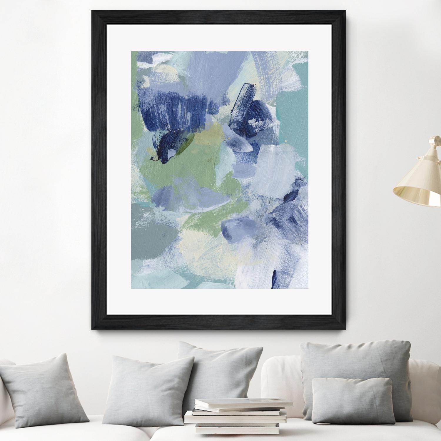 Northern Lights Abstract VI by Christina Long on GIANT ART - green abstract abstract