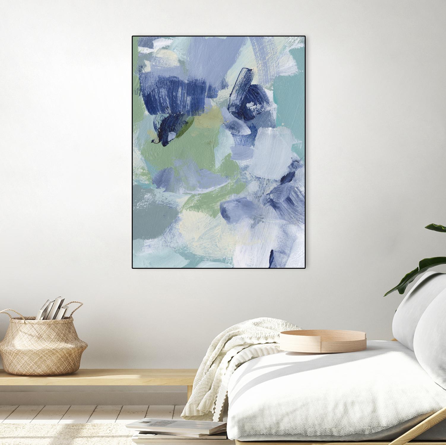 Northern Lights Abstract VI by Christina Long on GIANT ART - green abstract abstract