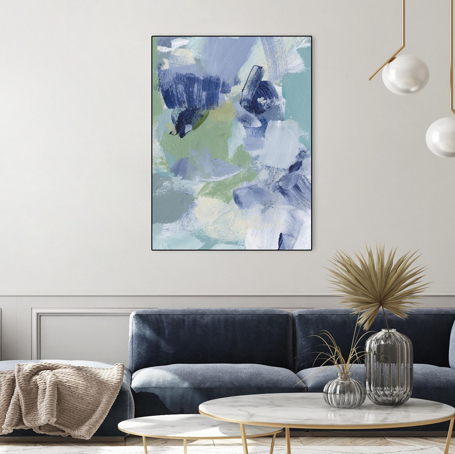 Northern Lights Abstract VI by Christina Long on GIANT ART - green abstract abstract