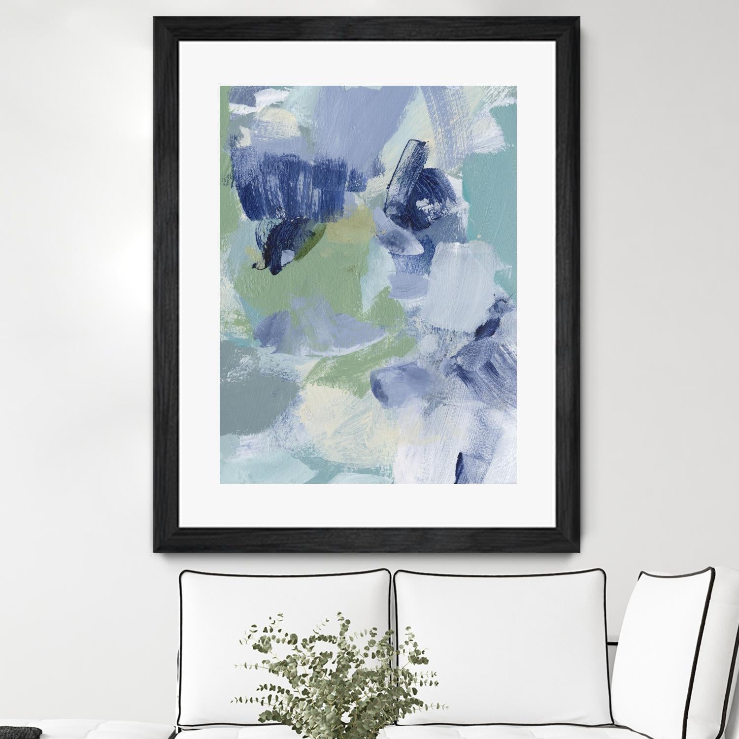 Northern Lights Abstract VI by Christina Long on GIANT ART - green abstract abstract