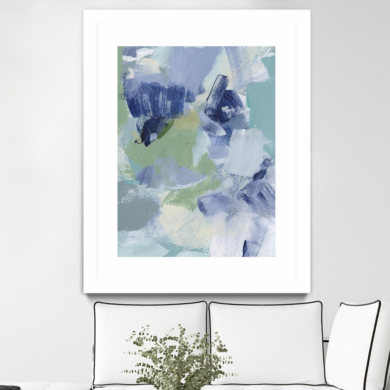 Northern Lights Abstract VI by Christina Long on GIANT ART - green abstract abstract