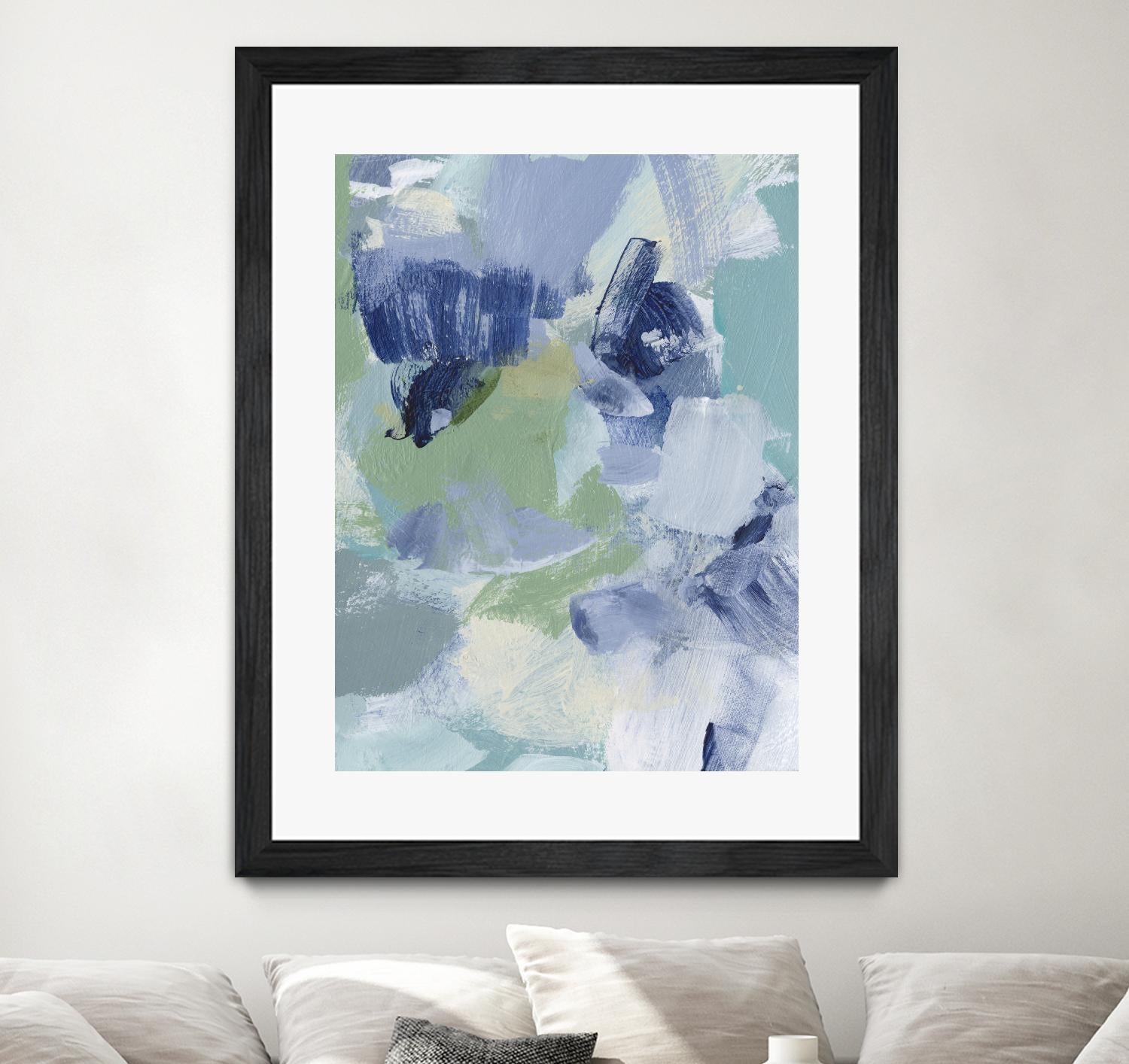 Northern Lights Abstract VI by Christina Long on GIANT ART - green abstract abstract