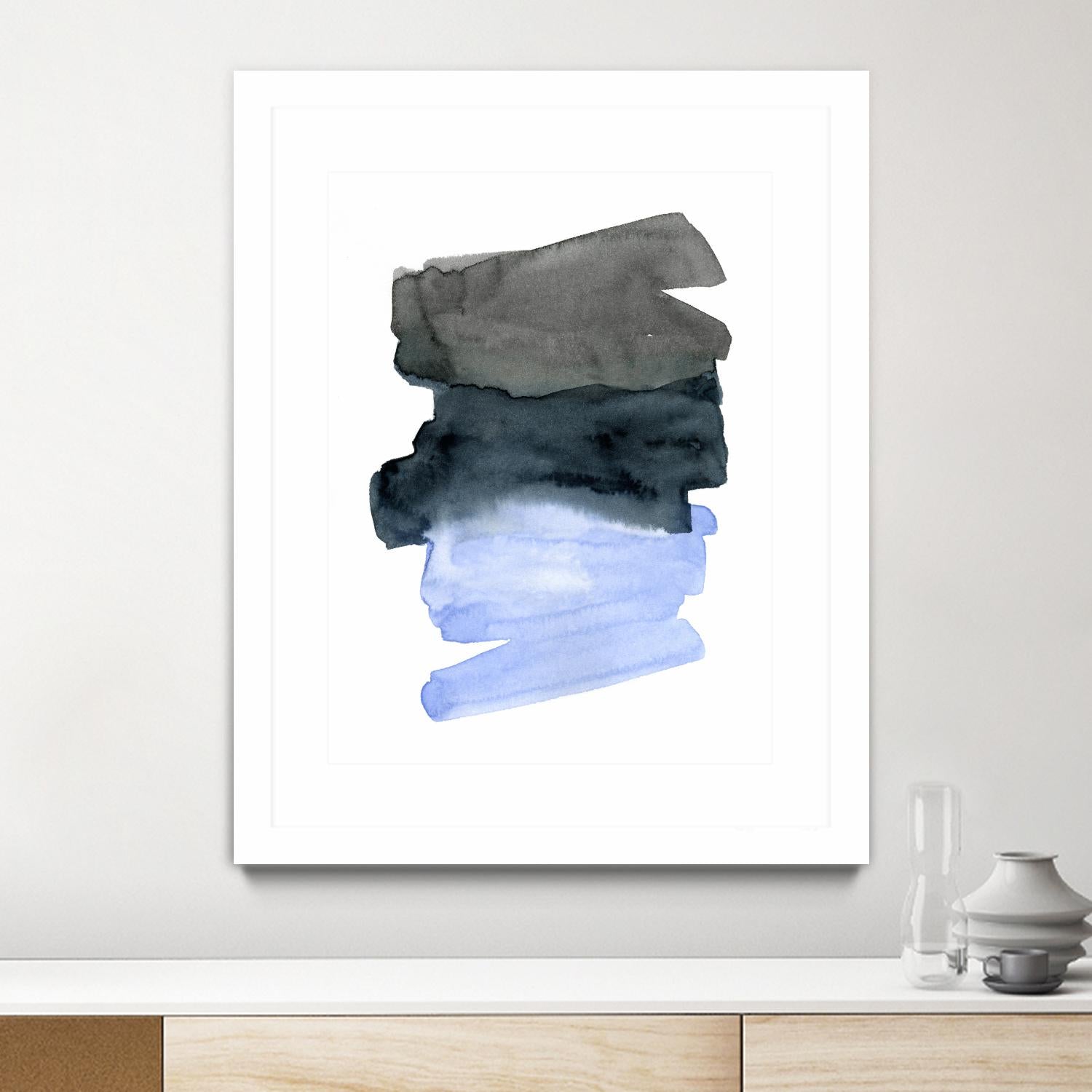 Blue Passages I by Emma Caroline on GIANT ART - blue abstract abstract