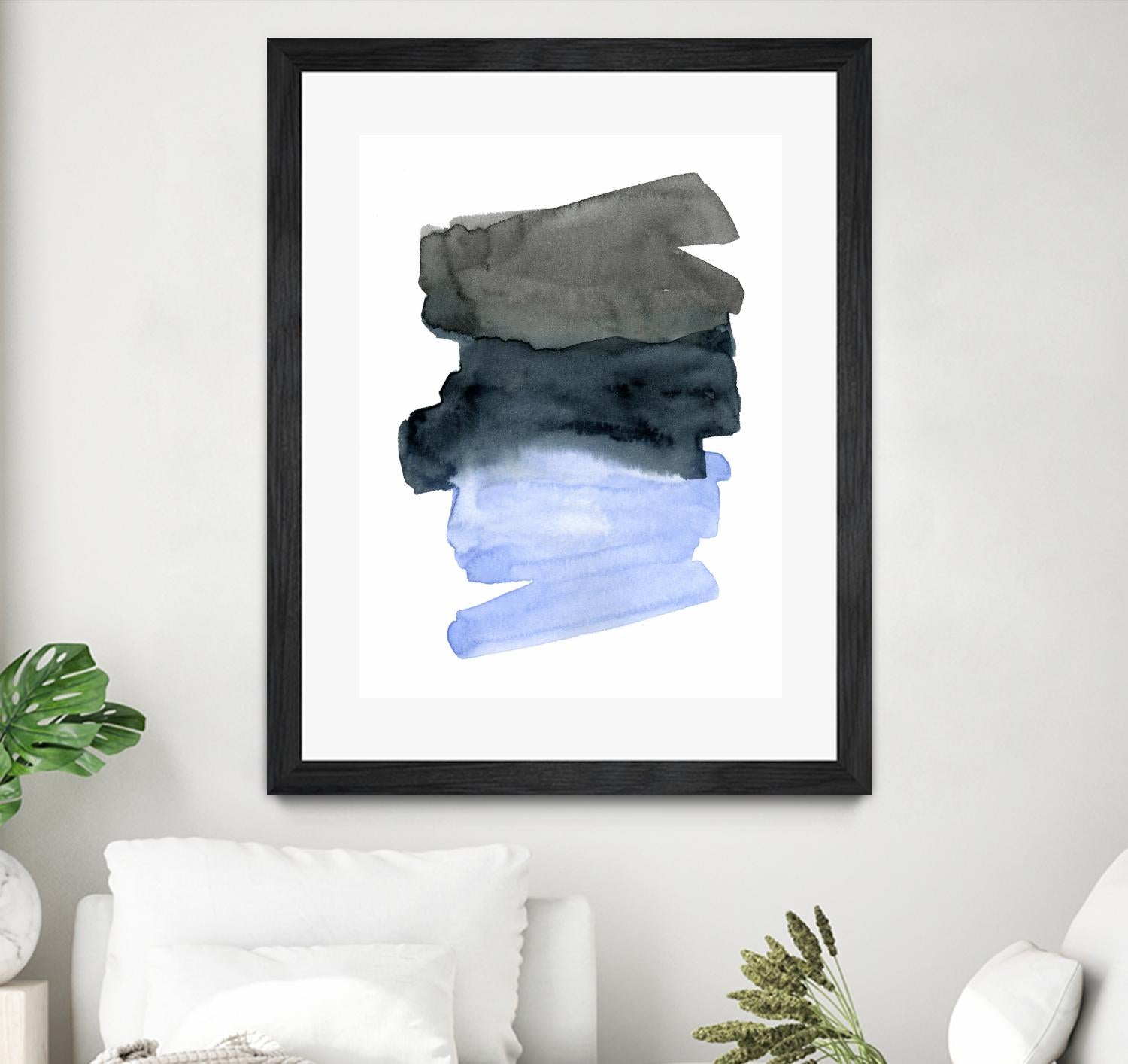 Blue Passages I by Emma Caroline on GIANT ART - blue abstract abstract