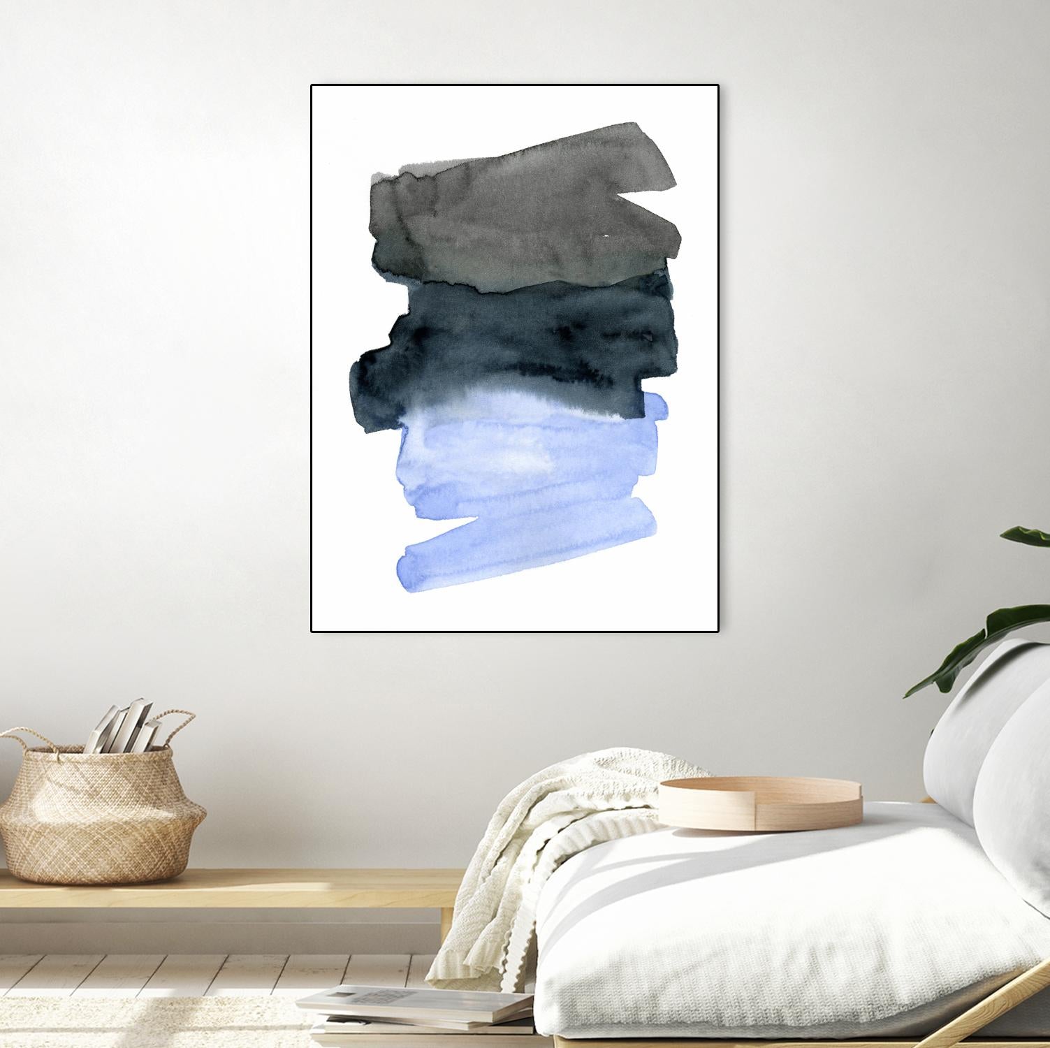 Blue Passages I by Emma Caroline on GIANT ART - blue abstract abstract