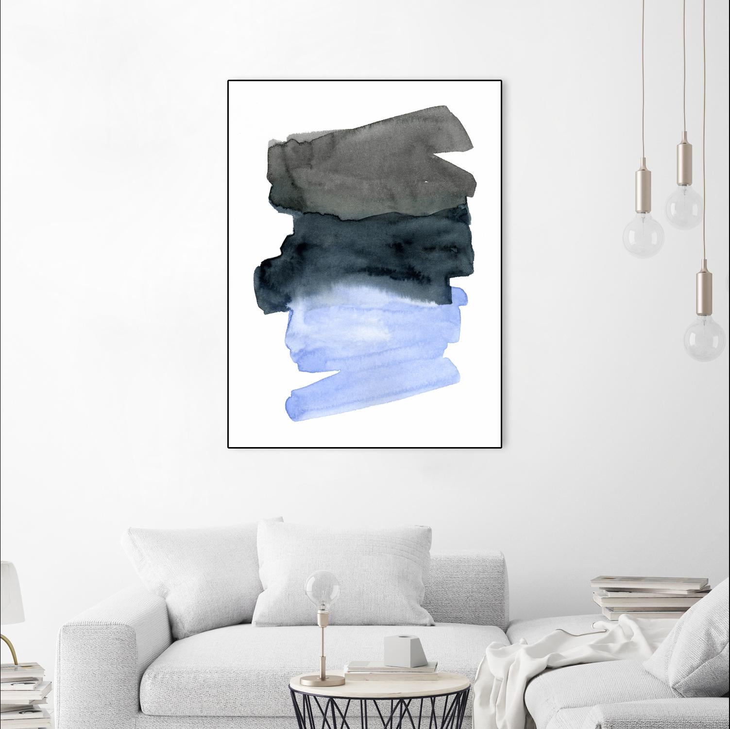 Blue Passages I by Emma Caroline on GIANT ART - blue abstract abstract