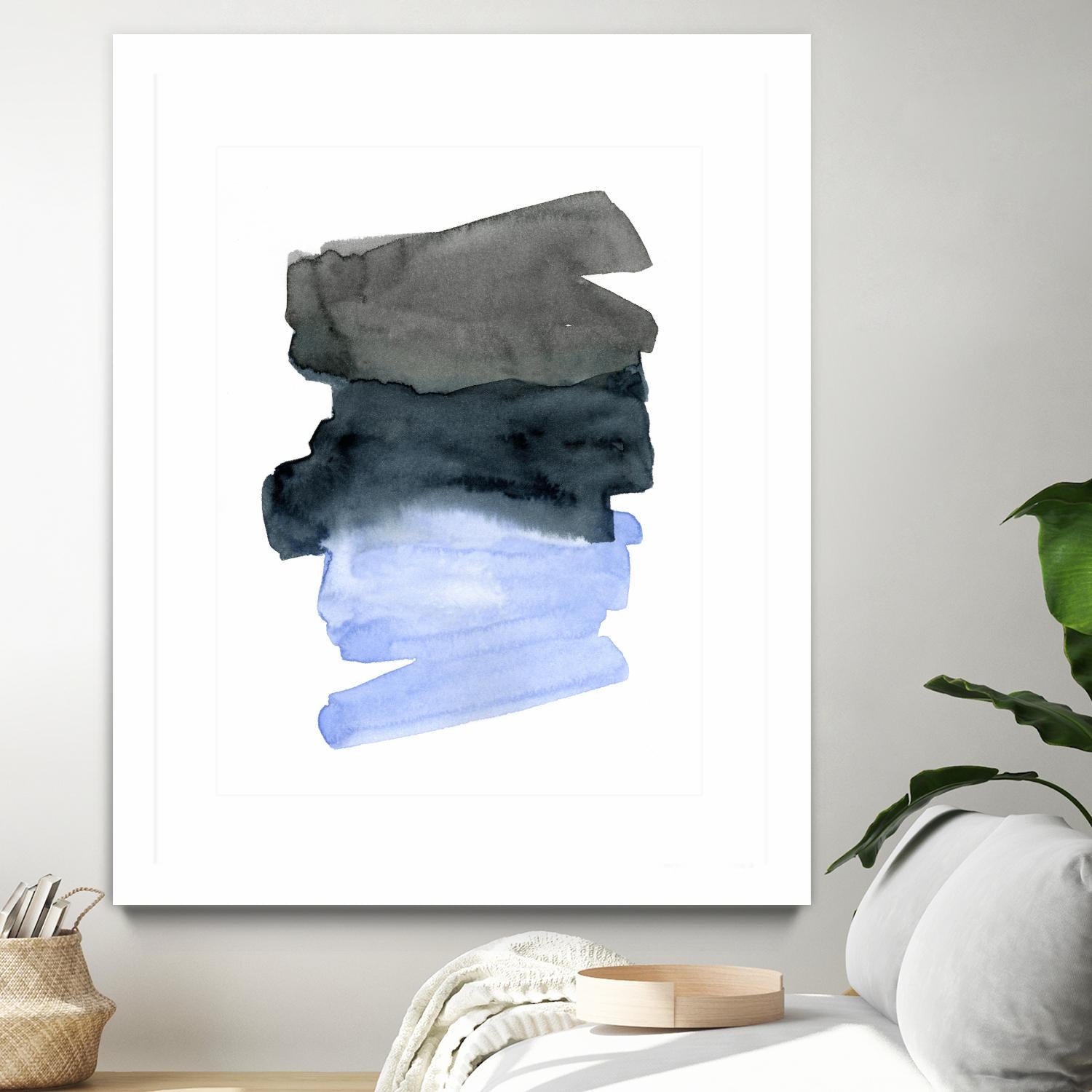 Blue Passages I by Emma Caroline on GIANT ART - blue abstract abstract