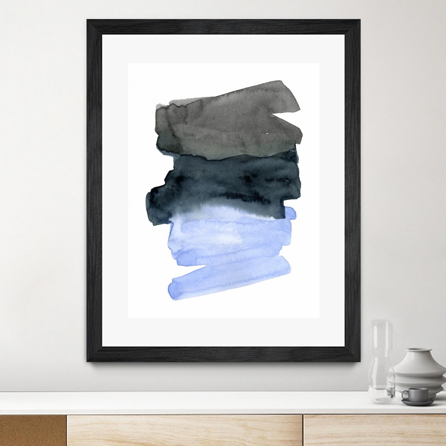 Blue Passages I by Emma Caroline on GIANT ART - blue abstract abstract