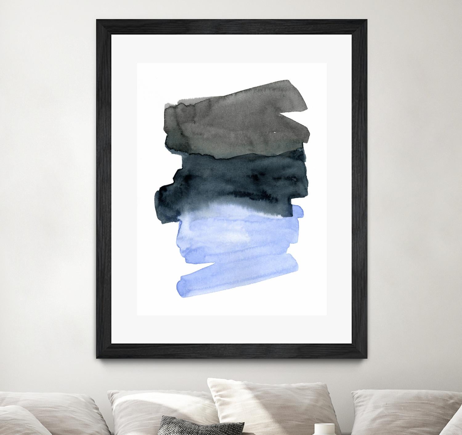 Blue Passages I by Emma Caroline on GIANT ART - blue abstract abstract