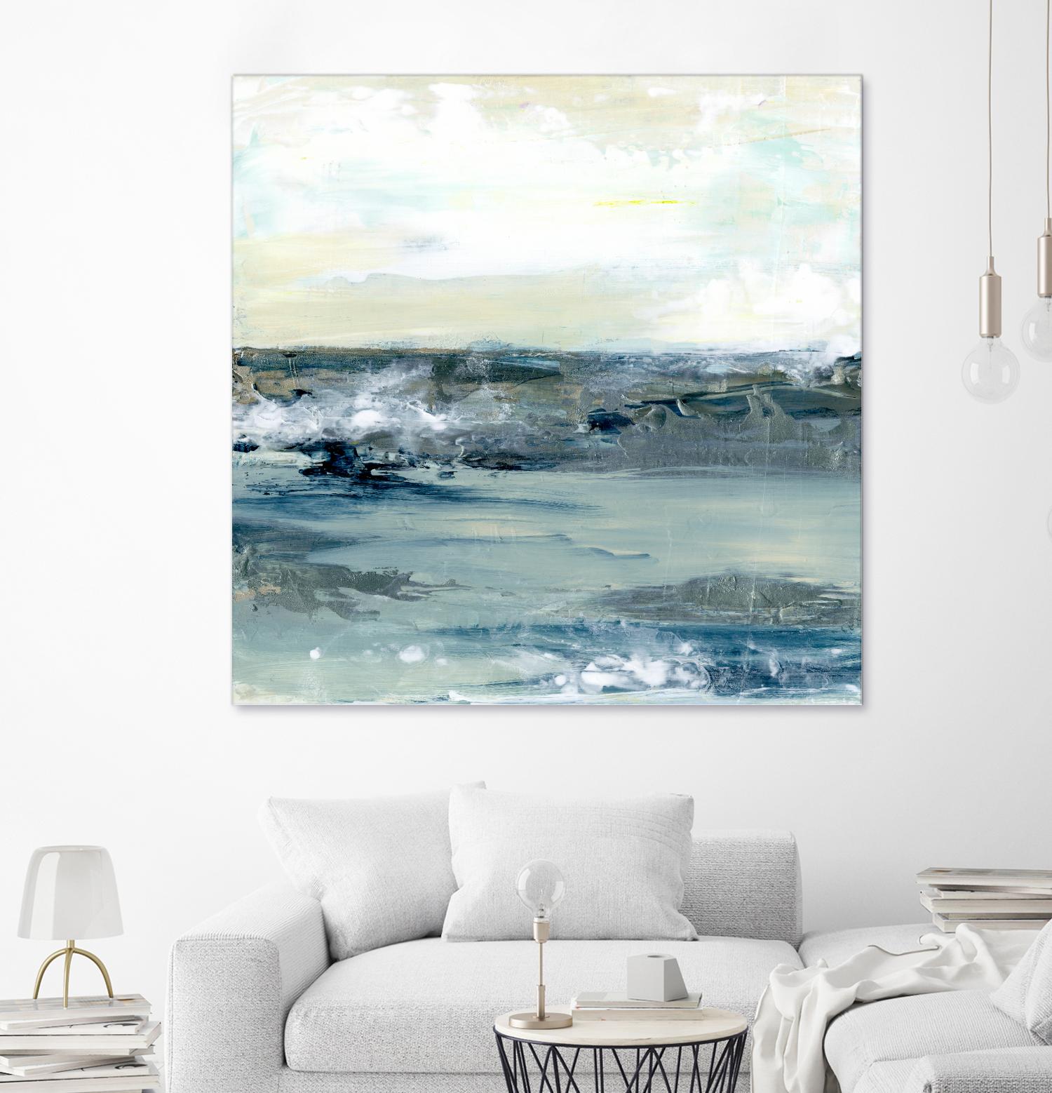 Coastal Blues I by Lila Bramma on GIANT ART - white landscapes & seascapes abstract