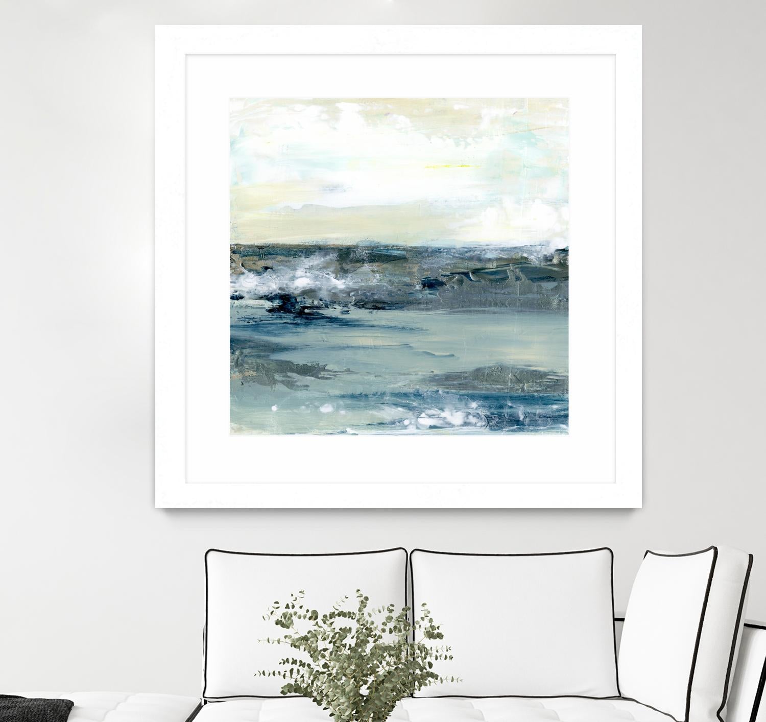 Coastal Blues I by Lila Bramma on GIANT ART - white landscapes & seascapes abstract