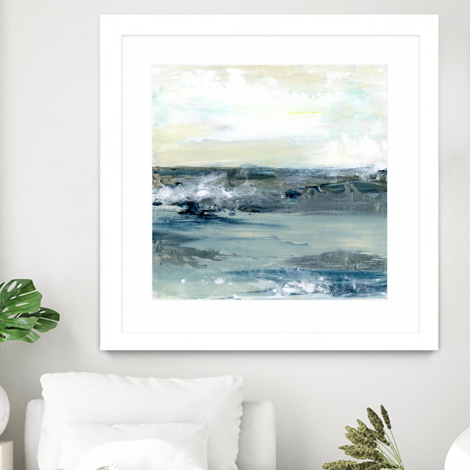 Coastal Blues I by Lila Bramma on GIANT ART - white landscapes & seascapes abstract